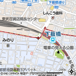 松屋 下板橋店周辺の地図