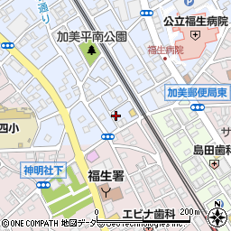 ガラス修理２４福生加美平店周辺の地図