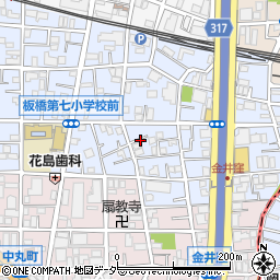 東京都板橋区大山金井町19周辺の地図