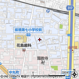 東京都板橋区大山金井町28周辺の地図