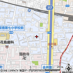 東京都板橋区大山金井町18周辺の地図