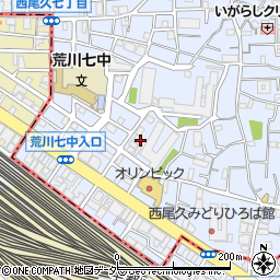 司フェルト商事株式会社　尾久工場周辺の地図