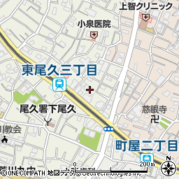 ジャパンケア町屋周辺の地図