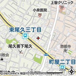 ジャパンケア町屋周辺の地図