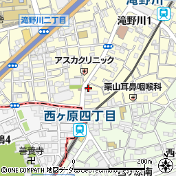 東京都北区滝野川1丁目40-6周辺の地図