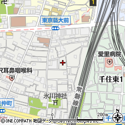東京都足立区千住仲町37周辺の地図