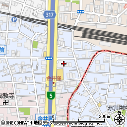 東京都板橋区大山金井町8周辺の地図
