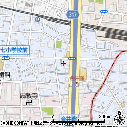 東京都板橋区大山金井町13周辺の地図