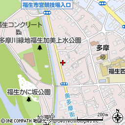 東京都福生市福生1221周辺の地図