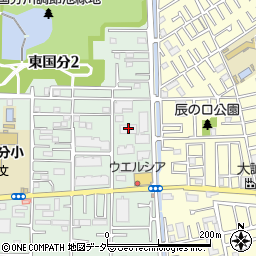 エクセル市川周辺の地図