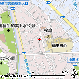 東京都福生市福生1275周辺の地図