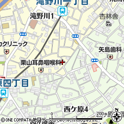 東京都北区滝野川1丁目31-9周辺の地図