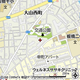 東京都板橋区大山西町21周辺の地図