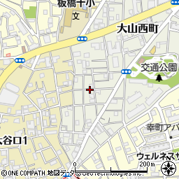 東京都板橋区大山西町36周辺の地図