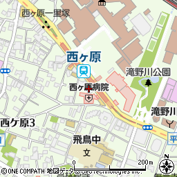 瀧野川信用金庫西ヶ原支店周辺の地図