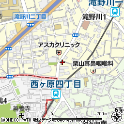 東京都北区滝野川1丁目40-7周辺の地図