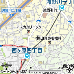 東京都北区滝野川1丁目41-1周辺の地図