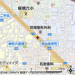 東京都板橋区大山金井町54周辺の地図