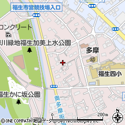 東京都福生市福生1225-1周辺の地図