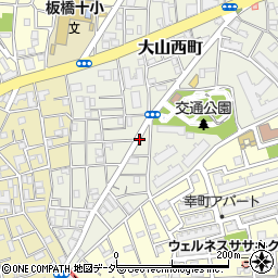 東京都板橋区大山西町22周辺の地図