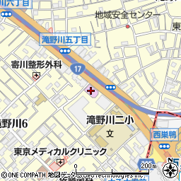 東京都北区立滝野川西高齢者在宅サービスセンター周辺の地図