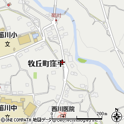 山梨県山梨市牧丘町窪平1493-11周辺の地図