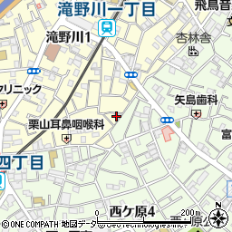 東京都北区滝野川1丁目31-6周辺の地図