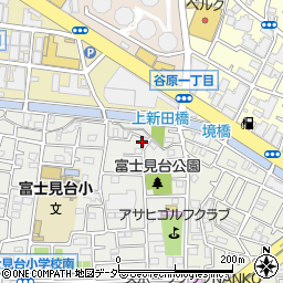 大沢邸♯練馬区富士見台4丁目akippa駐車場周辺の地図
