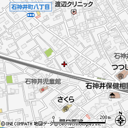 東京都練馬区石神井町8丁目12周辺の地図