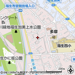 東京都福生市福生1225周辺の地図
