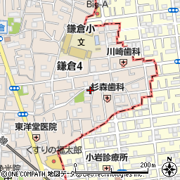 東京都葛飾区鎌倉4丁目28-15周辺の地図