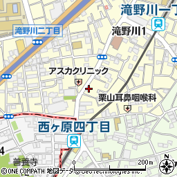 東京都北区滝野川1丁目41-5周辺の地図