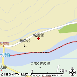 宮田観光ホテル松雲閣周辺の地図