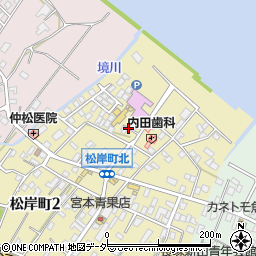 〒288-0836 千葉県銚子市松岸町の地図
