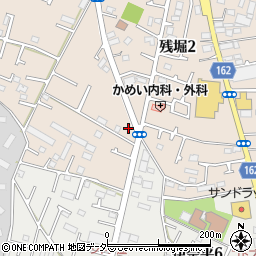東京都武蔵村山市残堀2丁目73周辺の地図