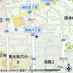 清原歯科医院周辺の地図