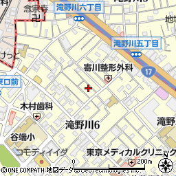 東京都北区滝野川6丁目53-8周辺の地図