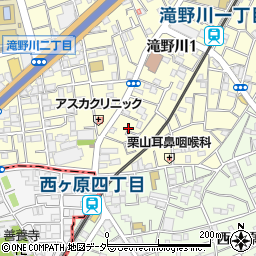 東京都北区滝野川1丁目41-12周辺の地図