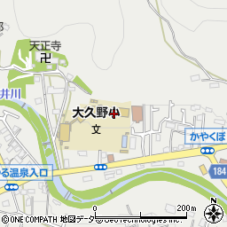 東京都西多摩郡日の出町大久野1176周辺の地図