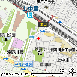 東京都北区上中里1丁目39-5周辺の地図