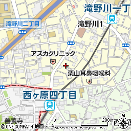 東京都北区滝野川1丁目41-6周辺の地図