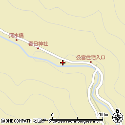 東京都檜原村（西多摩郡）神戸周辺の地図