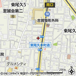ショップ＆ライフ山岡尾久橋店周辺の地図