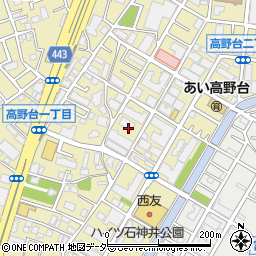 東京都練馬区高野台2丁目14周辺の地図