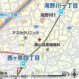 東京都北区滝野川1丁目41-11周辺の地図