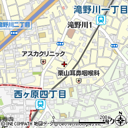 東京都北区滝野川1丁目41-10周辺の地図