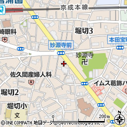 レクセルマンション堀切菖蒲園周辺の地図