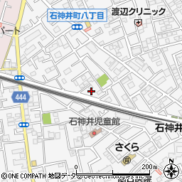 東京都練馬区石神井町8丁目14周辺の地図