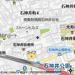 東京都練馬区石神井町4丁目7 14の地図 住所一覧検索 地図マピオン