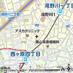 東京都北区滝野川1丁目41-9周辺の地図